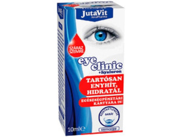 Jutavit Eye Clinic + Hyaluron szemcsepp száraz szemre 10 ml