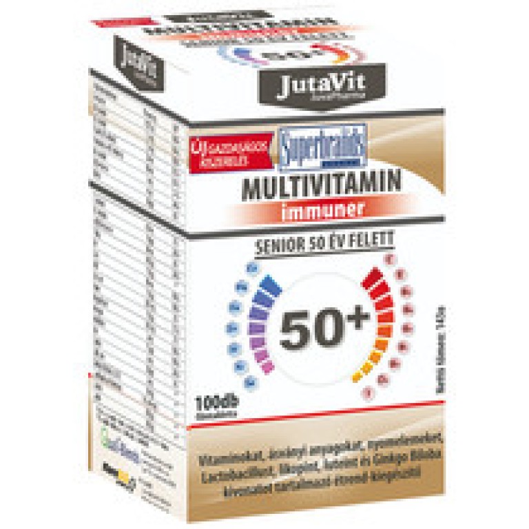 JutaVit Multivitamin felnőtteknek 50+ filmtabletta 100db