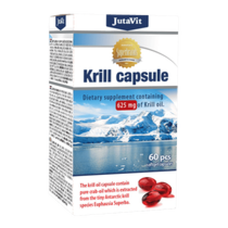 JutaVit Krill olaj 625 mg 60db