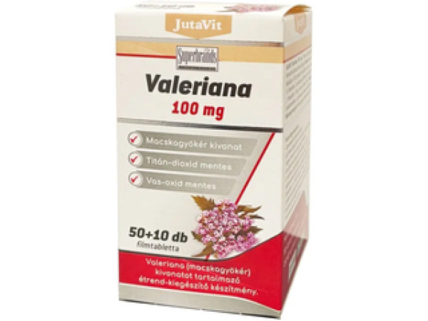 JutaVit Valeriana 100mg tabletta 50+10 db