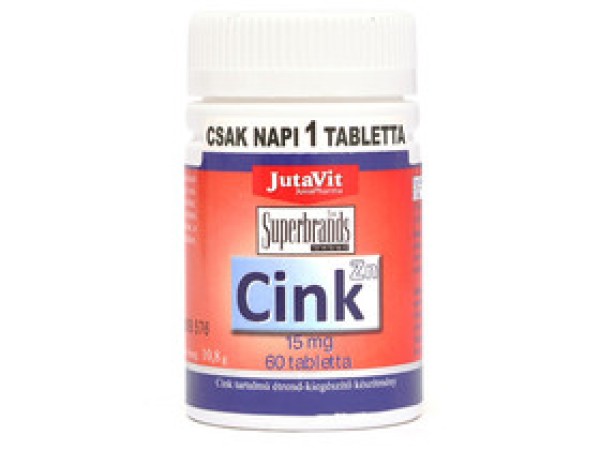Jutavit Cink 15 mg 60 db tabletta