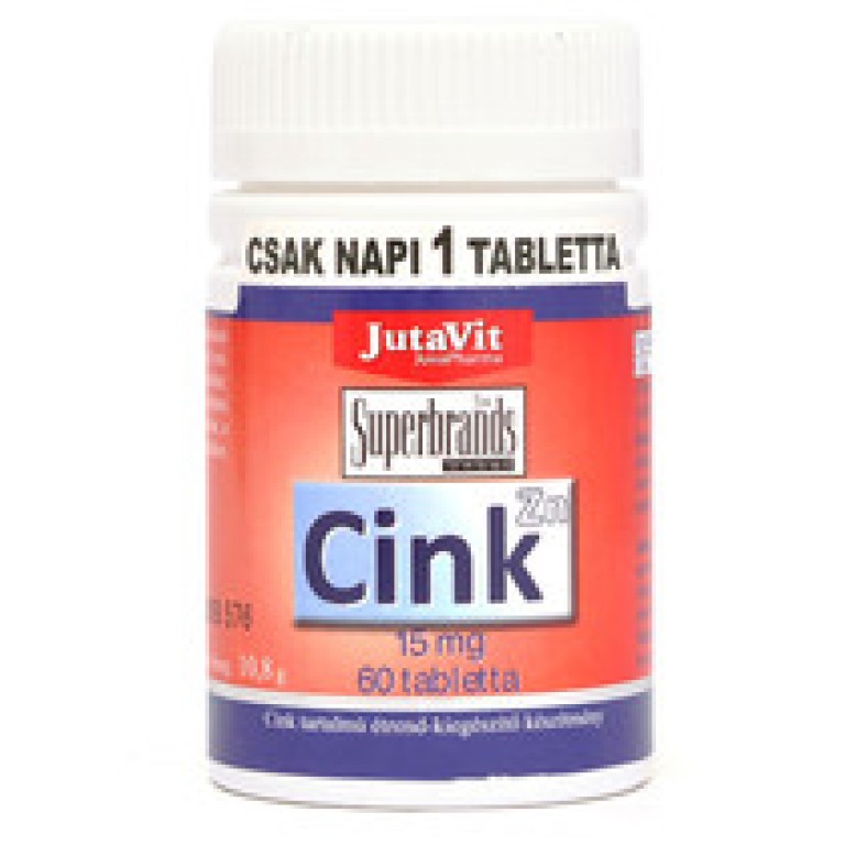 Jutavit Cink 15 mg 60 db tabletta