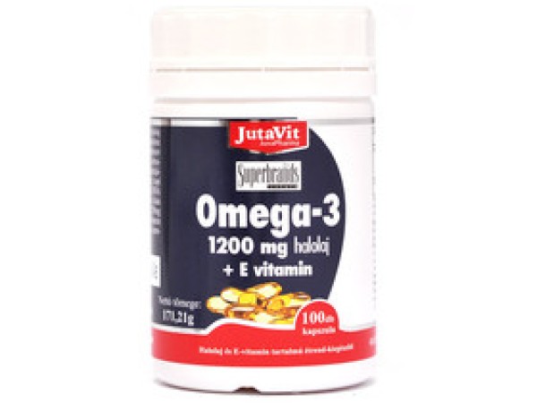 Jutavit Omega-3 halolaj 1200 mg + E-vitamin kapszula 100 db