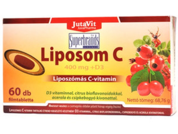 Jutavit C-Liposom 400 mg + D3-vitamin filmtabletta 60 db