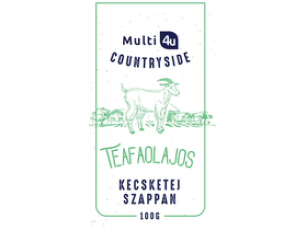 Multi 4U Countryside kecsketej szappan teafa olajjal 100g