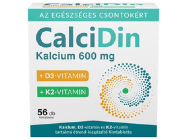 Calcidin Kalcium 600mg 56db