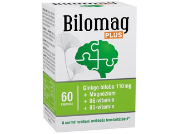 Bilomag PLUS 110 mg Ginkgo biloba 60db kapszula (2023.11.30)