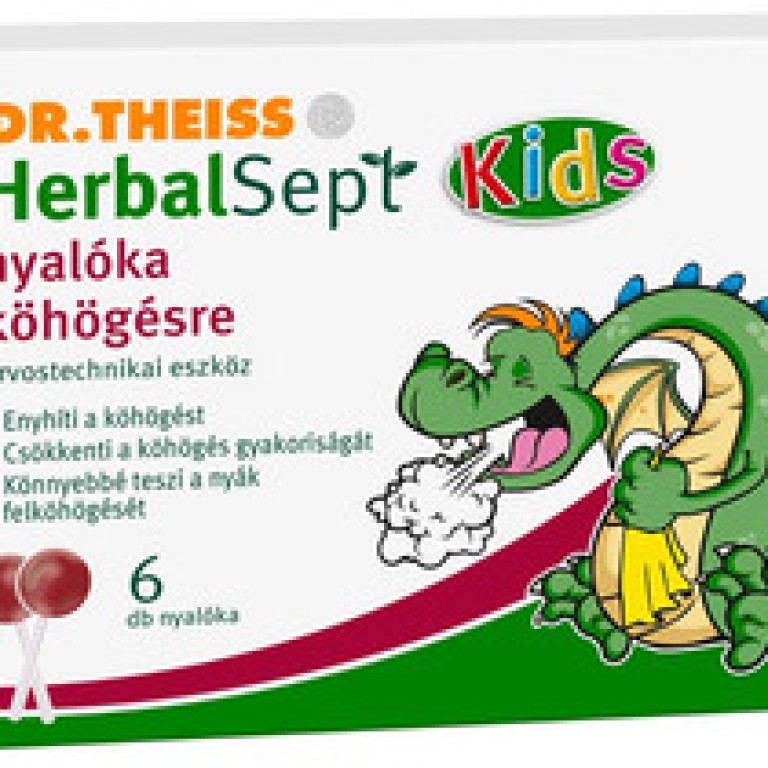 Dr.Theiss Herbalsept Kids immun nyalóka 6db