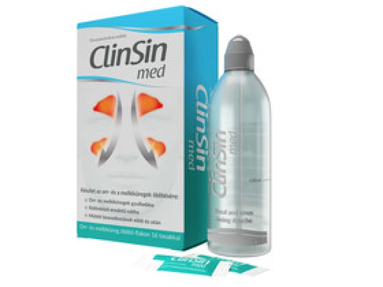 ClinSin med Orr- és melléküregöblítő készlet (flakon + 16 tasak)