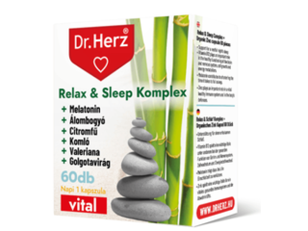Dr.Herz Relax & Sleep Komplex 60db kapszula