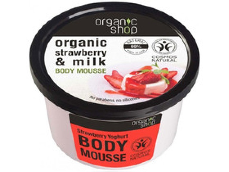 Organic Shop Epres yoghurt test mousse 250 ml