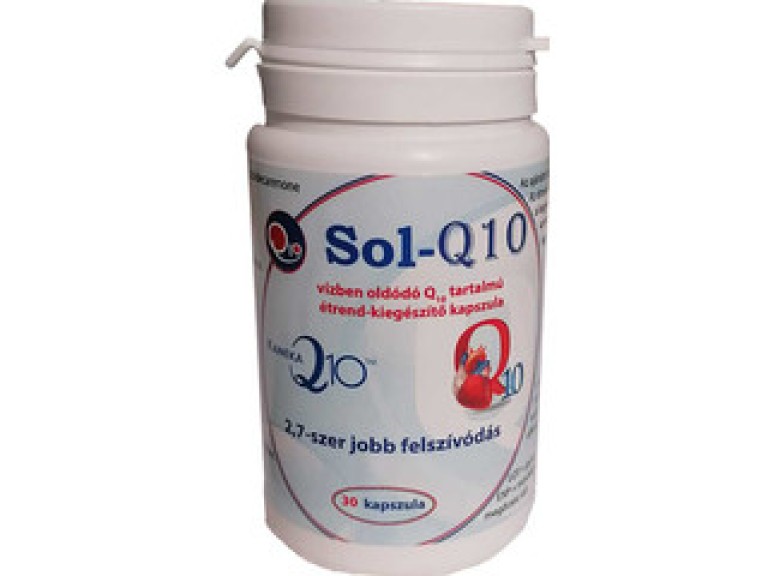 Sol-Q10 vízben diszpergálódó Q10 30db