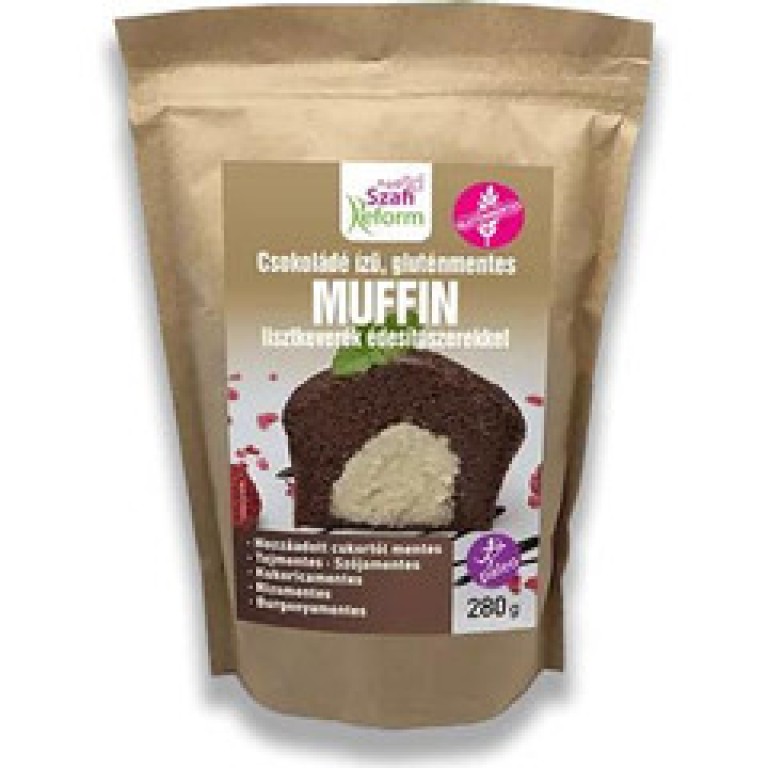 Szafi Reform Étcsokoládé ízű muffin keverék 280g