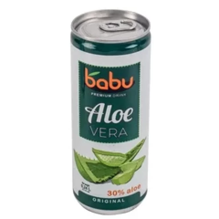 Babu Aloe Vera szénsavmentes ital Natúr 240 ml