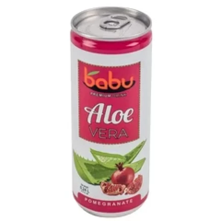 Babu Aloe Vera szénsavmentes ital Gránátalma 240 ml