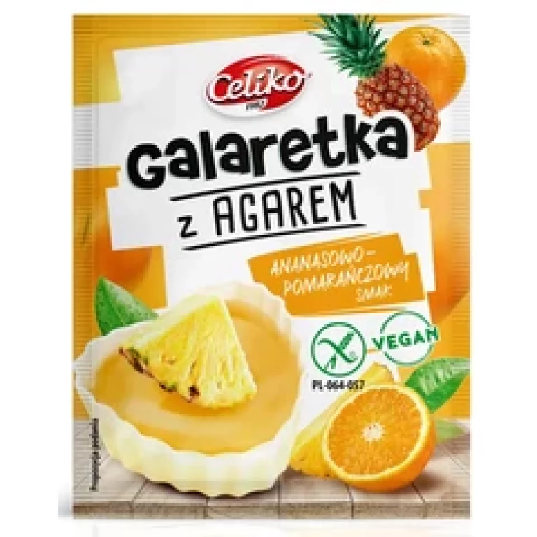 Celiko Gluténmentes Tortazselé Agar-Agarral (Ananász-Narancs) 45g