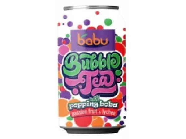 Babu Bubble Tea-Passion Fruit& Lychee 315 ml