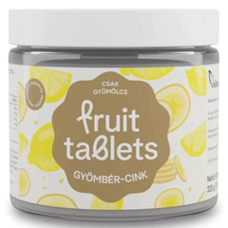 Vitaking Fruit Tablets - Gyömbér-Cink 130db