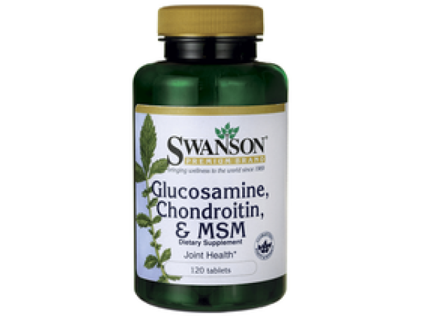 Swanson MSM, Glükozamin, Kondroitin Porcerősítő 120 db