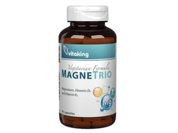 Vitaking Magne Trio Mg + K2 + D3 vitamin 30db