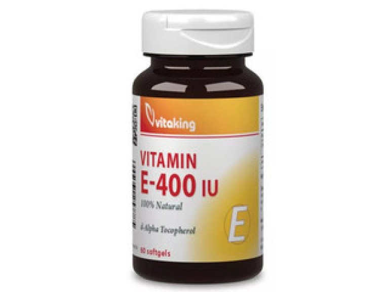 Vitaking E-vitamin 400 IU természetes 60 db