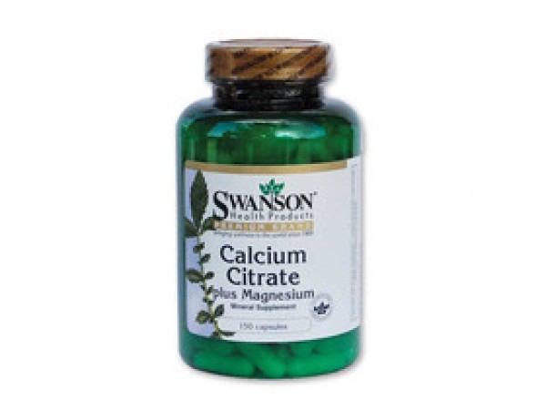 Swanson Calcium Citrate plus Magnézium 150 db kapszula