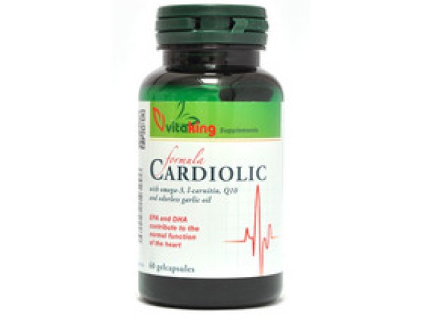 Vitaking Cardiolic Formula Q10+Omega+L-car+Garlic 60 db