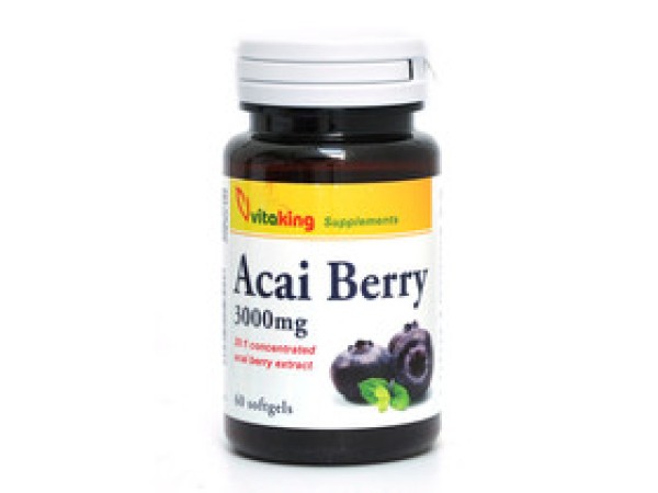 Vitaking Acai Berry 3000mg 60db gélkapszula