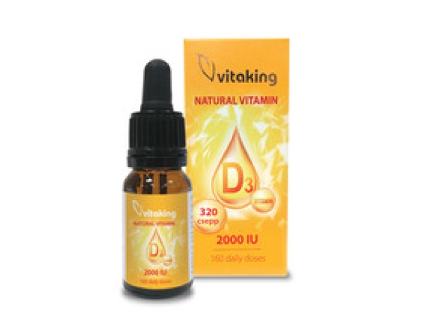 Vitaking D3-Vitamin cseppek 2000NE 10ml