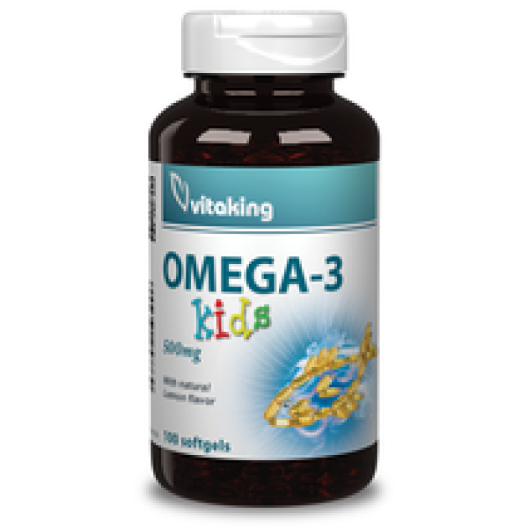 Vitaking Omega-3 Kids gélkapszula 100 db