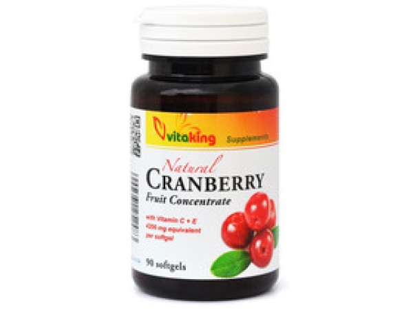 Vitaking Cranberry Tőzegáfonya C és E vitaminnal 90db