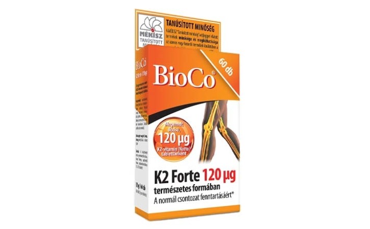 BioCo K2 Forte 120mcg 60db tabletta