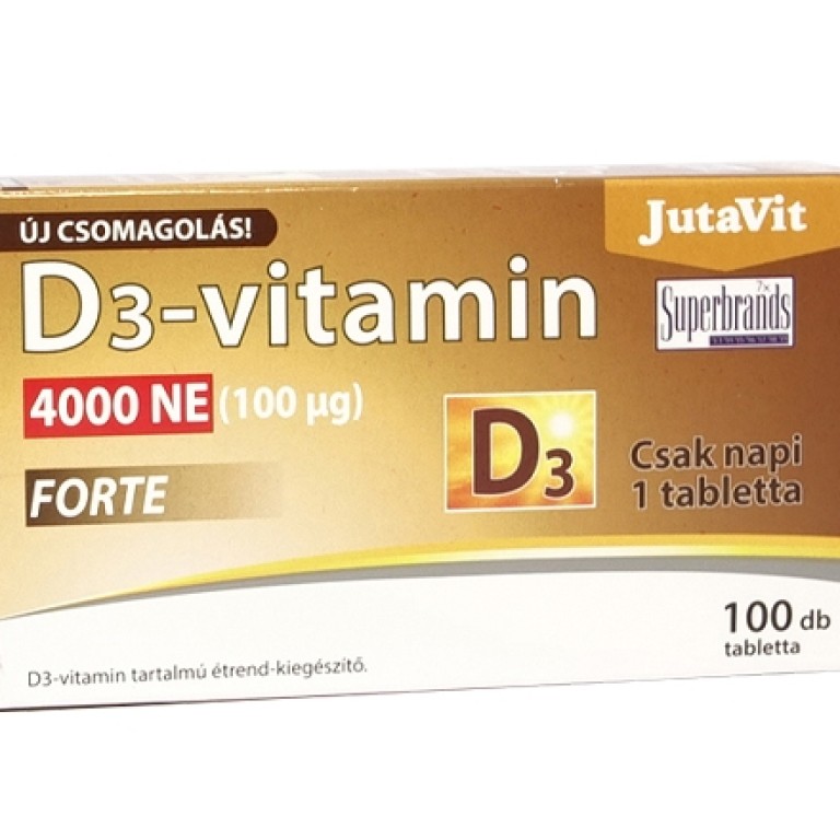 JutaVit D3 vitamin 4000NE (100µg) FORTE 100db