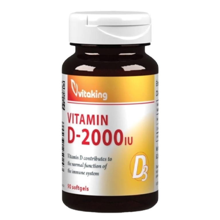 Vitaking D-2000 IU Vitamin 90 db kapszula