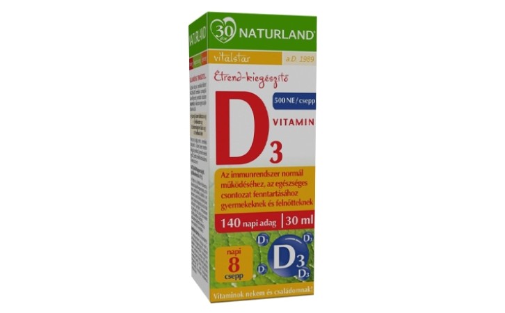 Naturland D3 Vitamin csepp 30ml