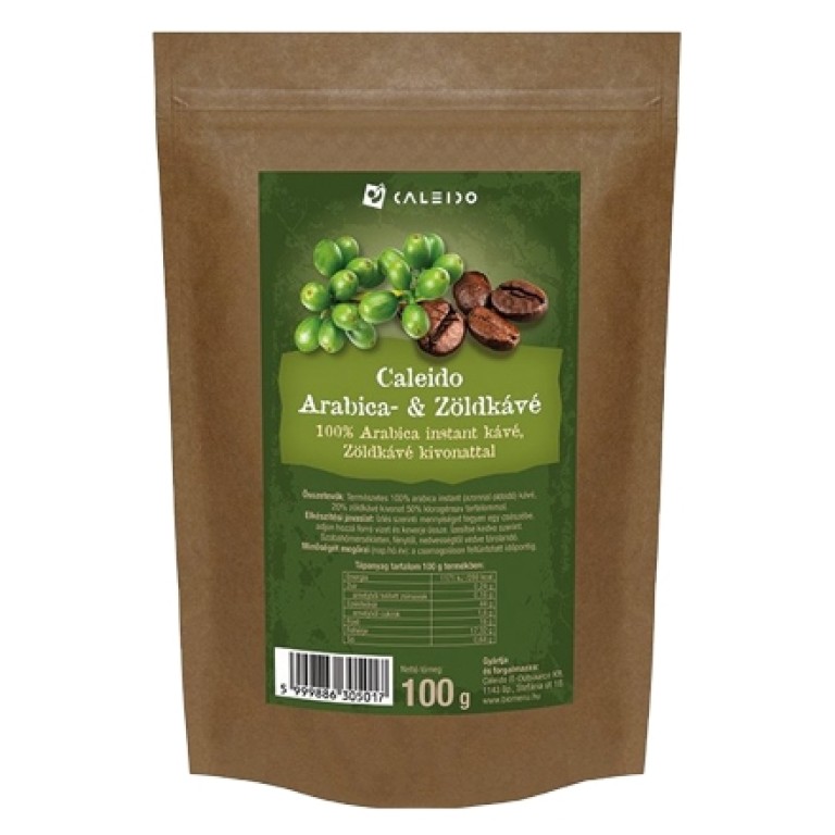 Caleido Instant Arabica és Zöldkávé 100 g