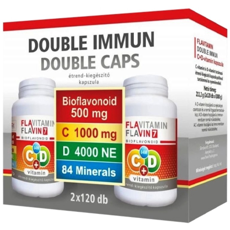 Flavitamin Double Immun C+D vitamin 2 x120db