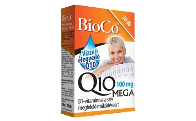 BioCo Q10 MEGA (100mg Q10 vízzel elegyedő) 30 db