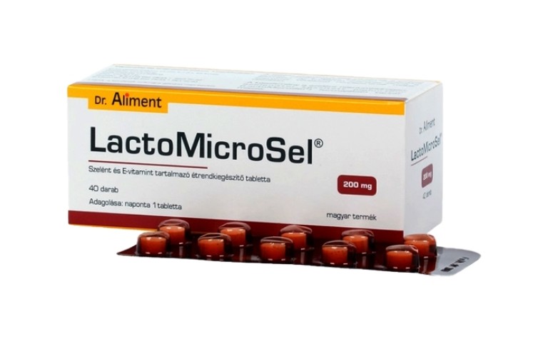 Dr. Aliment LactoMicroSel 40 db 200 mg tabletta