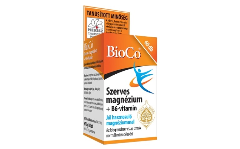BioCo Szerves Magnézium+B6-vitamin 60 db