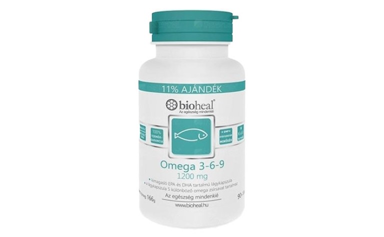 Bioheal Omega 3-6-9 lágykapszula 100 db