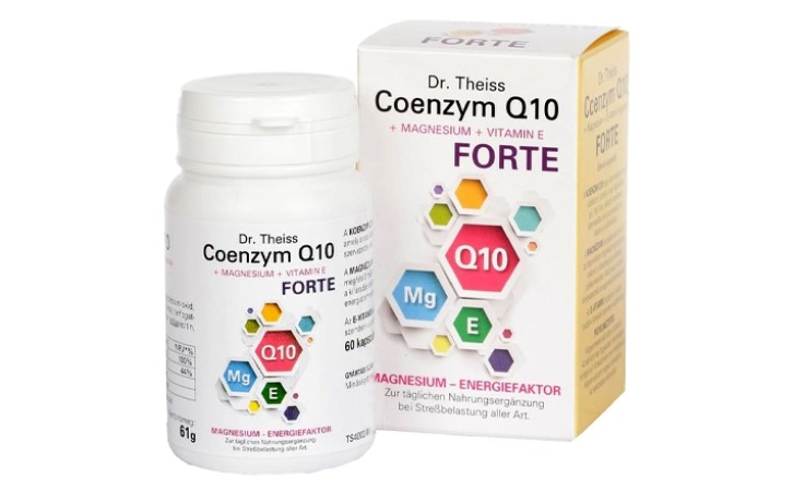 Dr. Theiss Coenzym Q10 + Mg + E-vitamin Forte 60 db