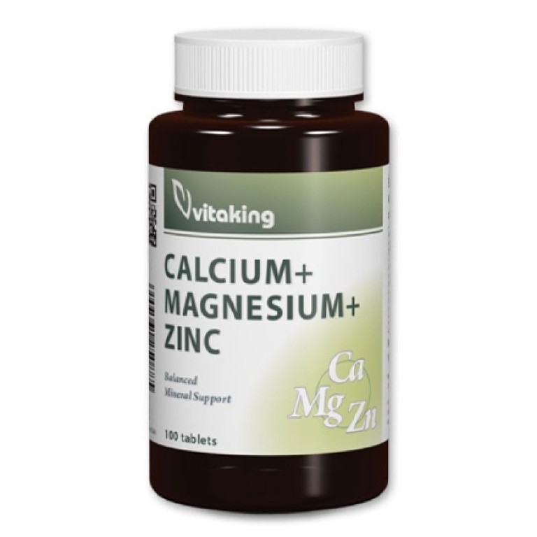 Vitaking Kalcium magnézium cink 100db