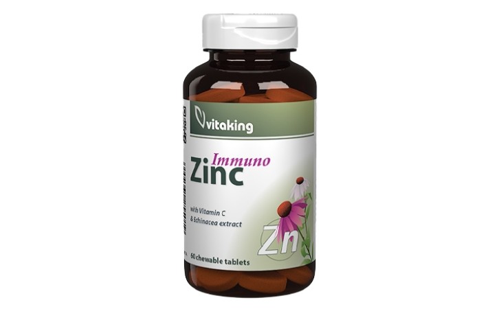 Vitaking Cink Immuno rágótabletta 60db