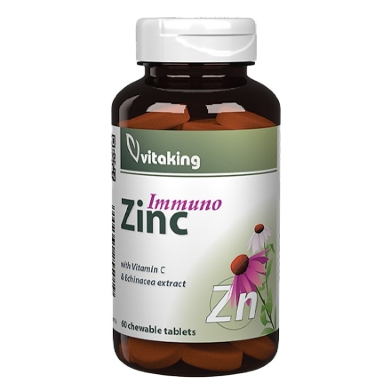 Vitaking Cink Immuno rágótabletta 60db