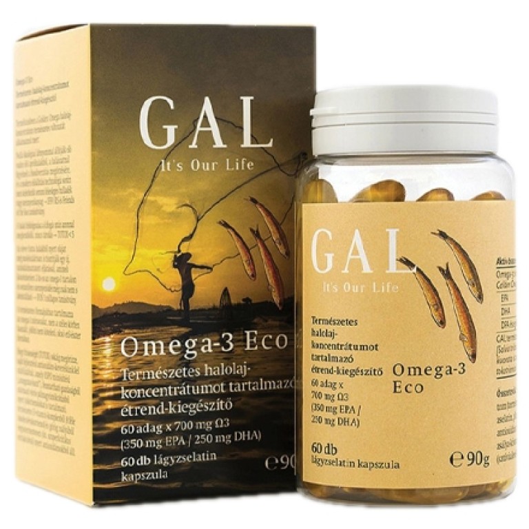 GAL Omega-3 Eco lágyzselatin kapszula 60 db